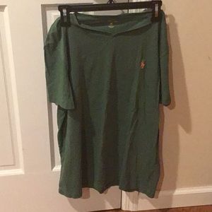 Polo  t shirt with orange symbol